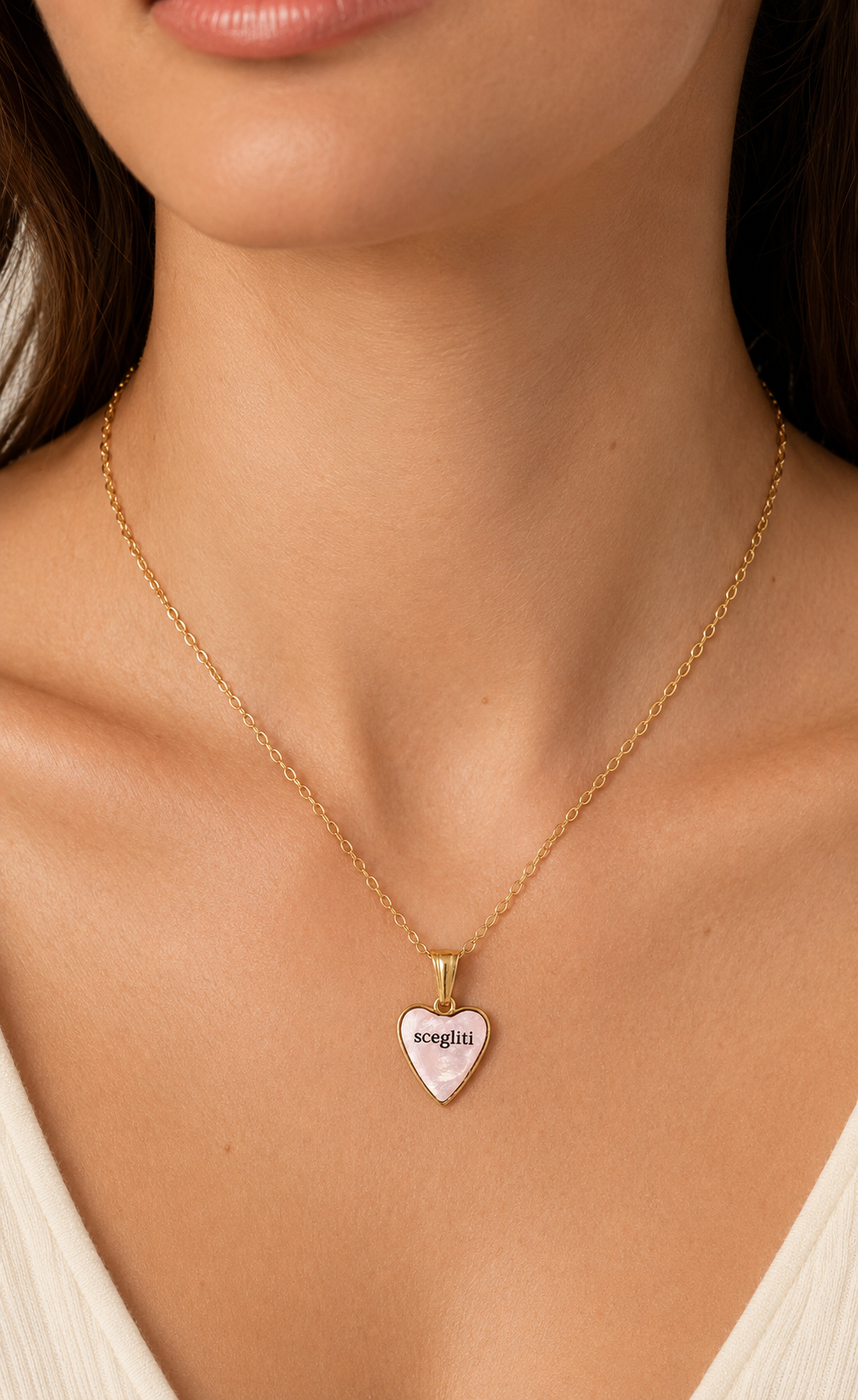 Collana in acciaio inox "Scegliti"