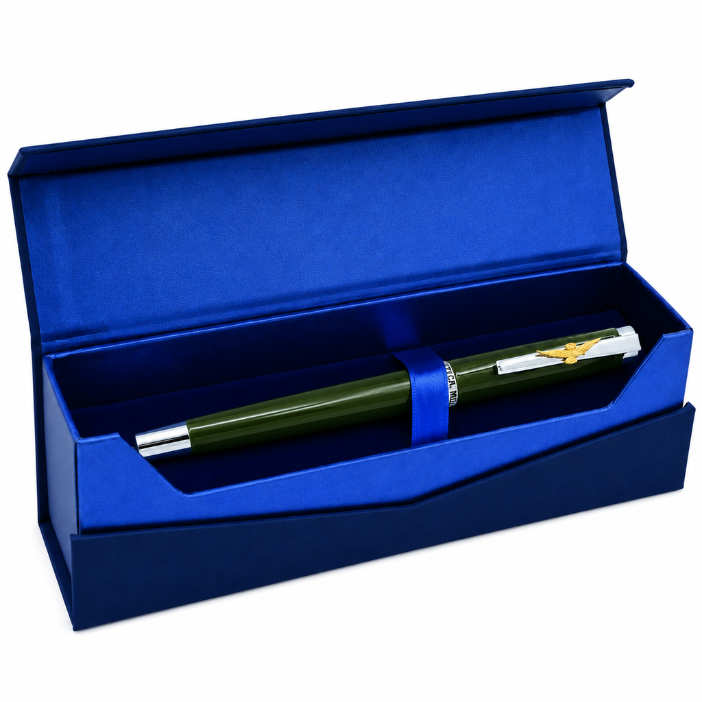 Penna roller in 3 colori con astuccio Aeronautica Militare