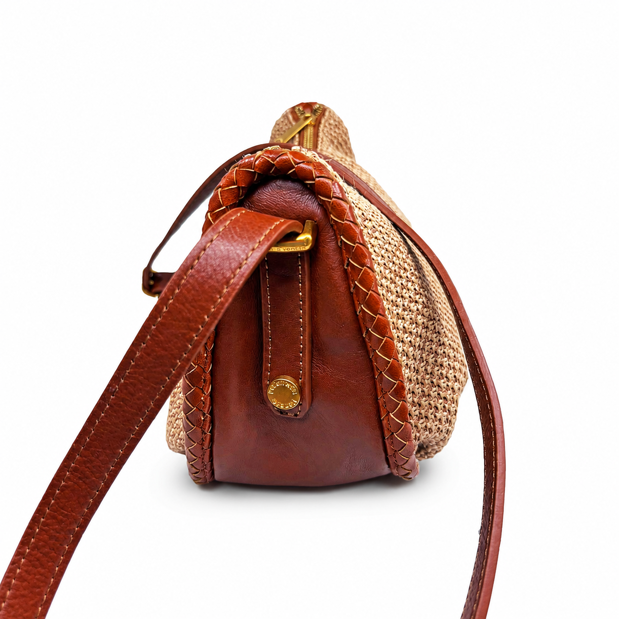Borsa a tracolla Pelletteria Veneta Rigadin in vera pelle