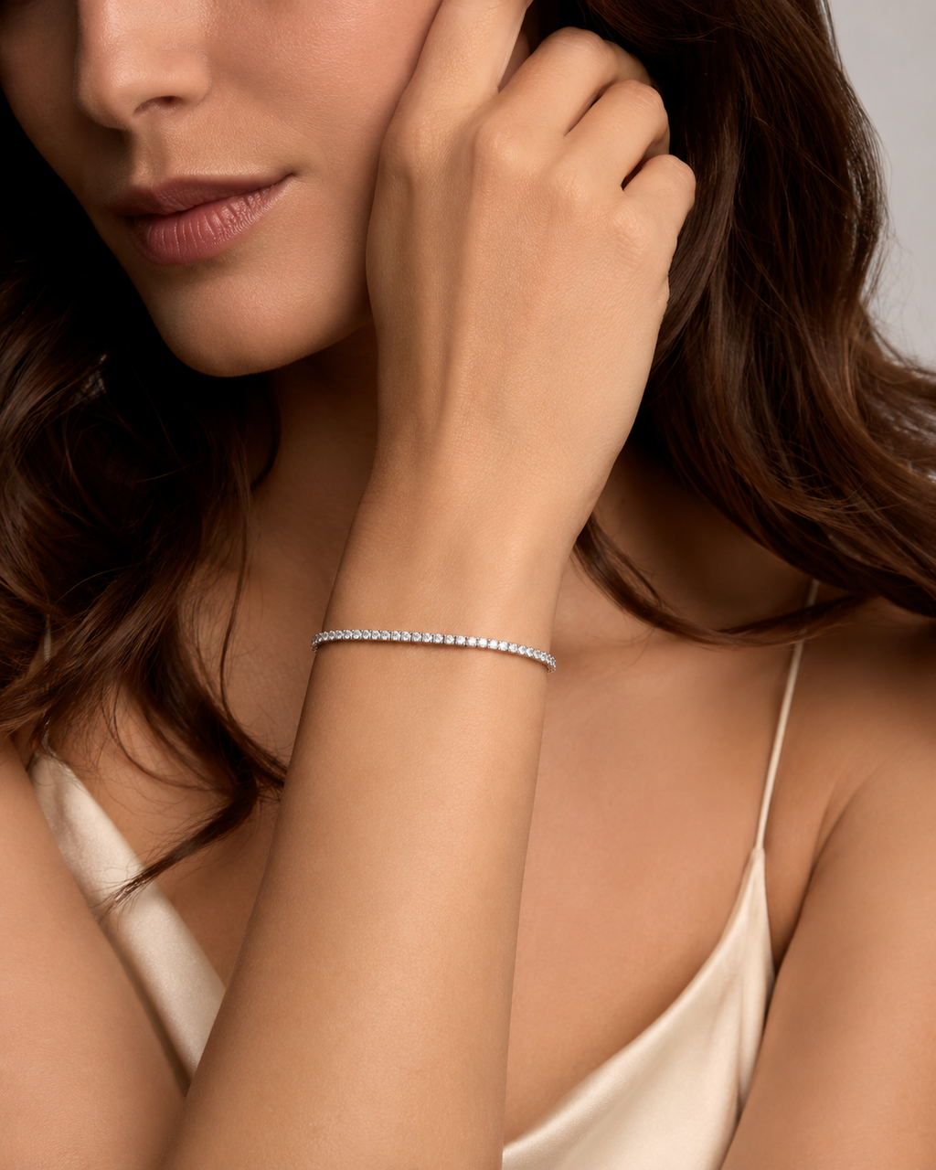 Bracciale Tennis Classico in acciaio inox Royale - Brand Gioielli