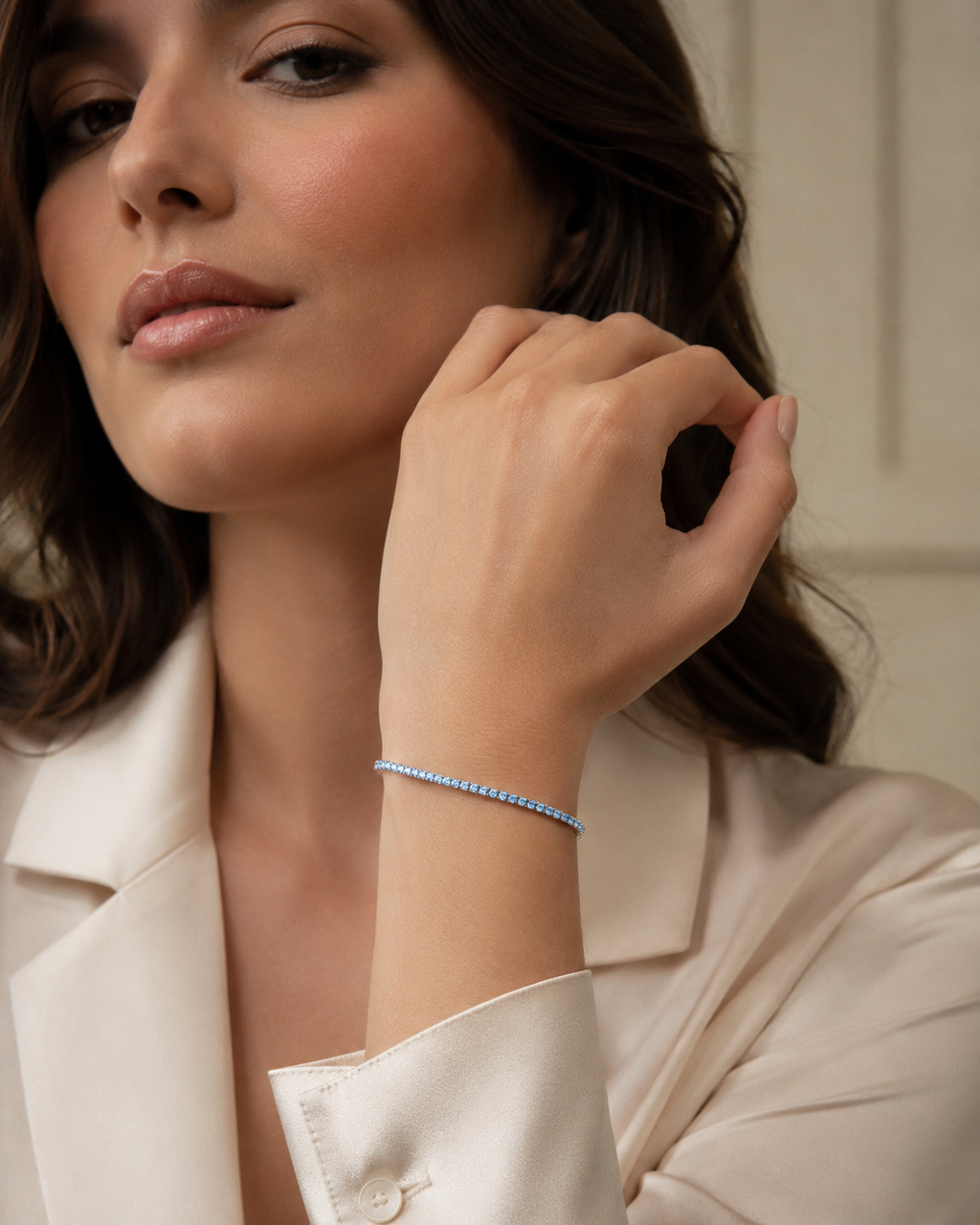 Bracciale Tennis Classico in acciaio inox Royale - Brand Gioielli