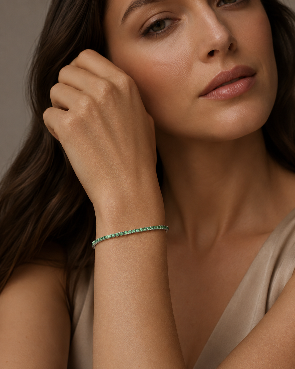 Bracciale Tennis Classico in acciaio inox Royale - Brand Gioielli