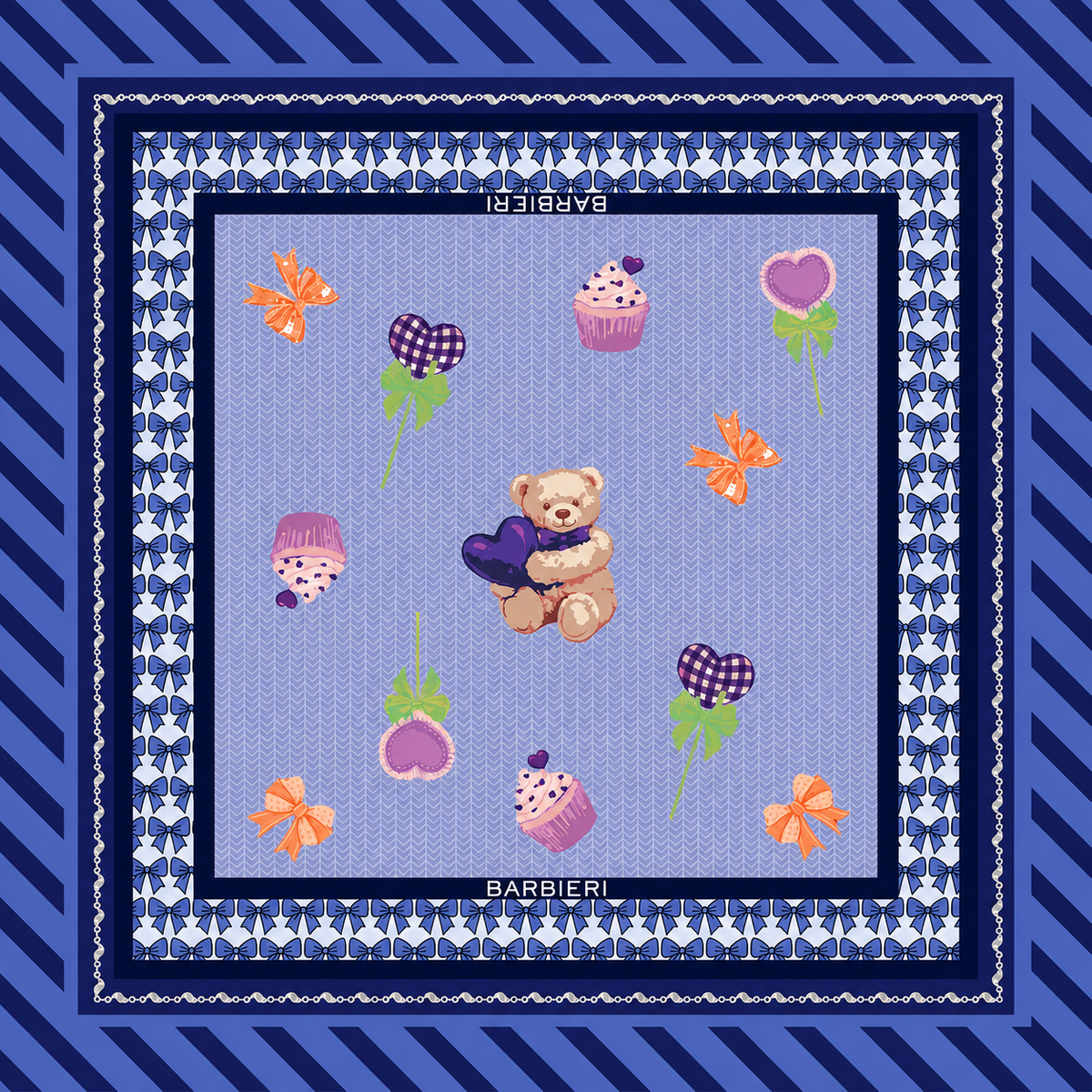Foulard Teddy 100%Viscosa 70 x 70 cm - You B'jou by Barbieri