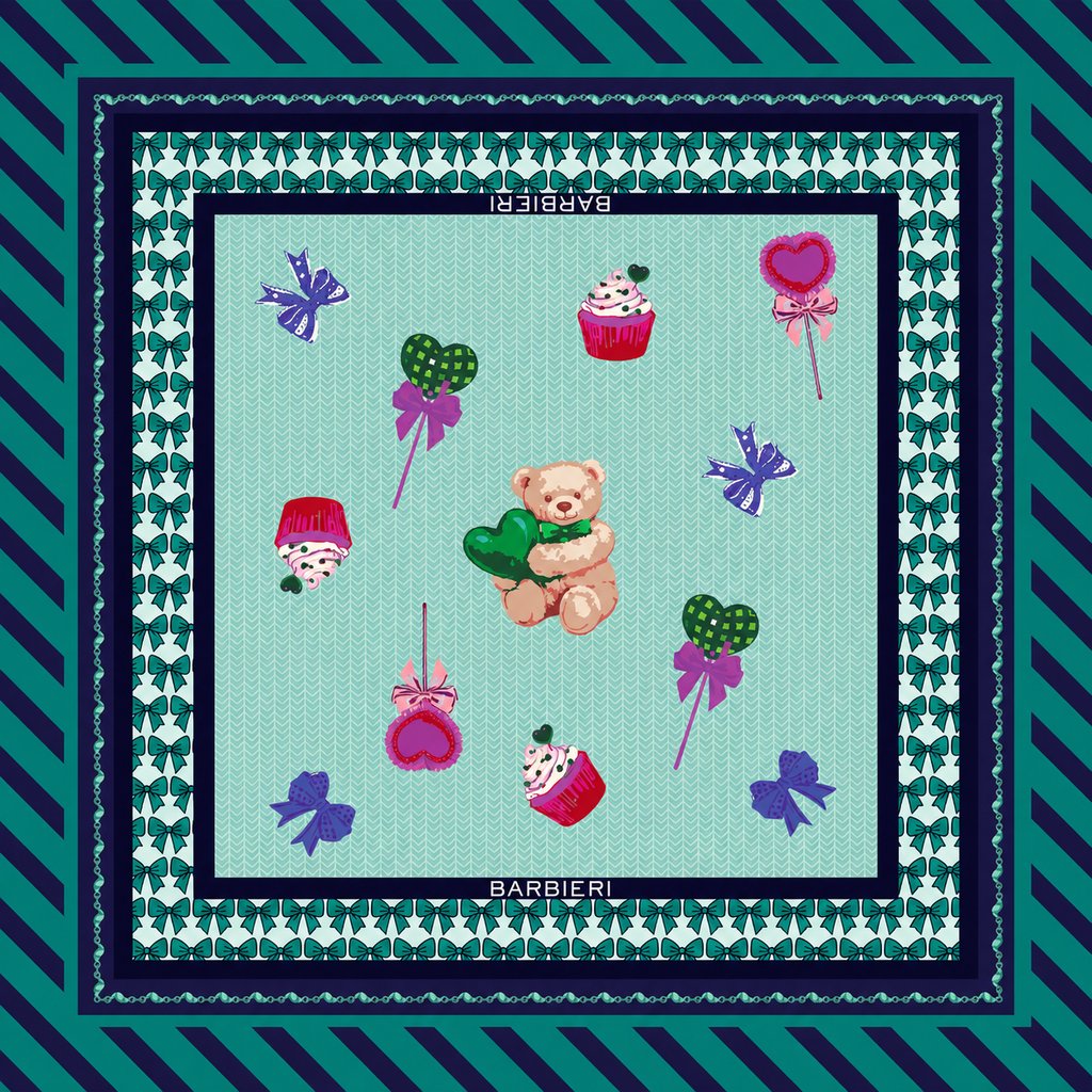 Foulard Teddy 100%Viscosa 70 x 70 cm - You B'jou by Barbieri