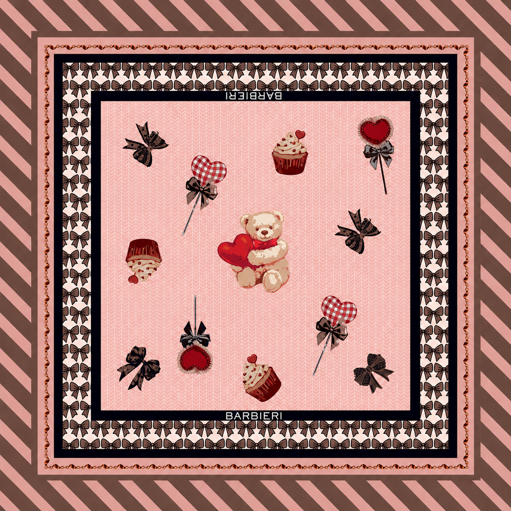 Foulard Teddy 100%Viscosa 70 x 70 cm - You B'jou by Barbieri