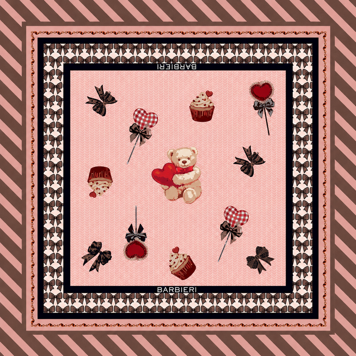 Foulard Teddy 100%Viscosa 70 x 70 cm - You B'jou by Barbieri