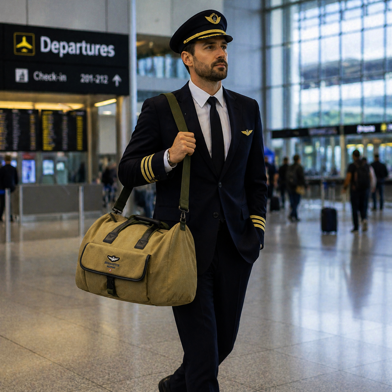Borsone da viaggio Aeronautica Militare AM545 in Canvas New City