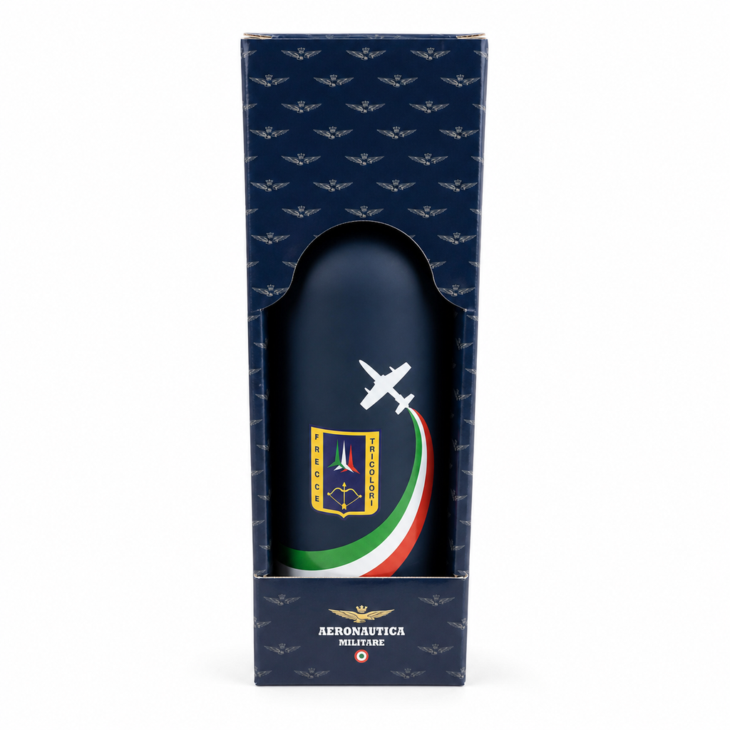 Borraccia Aeronautica Militare AMFT0931BL in acciaio blu