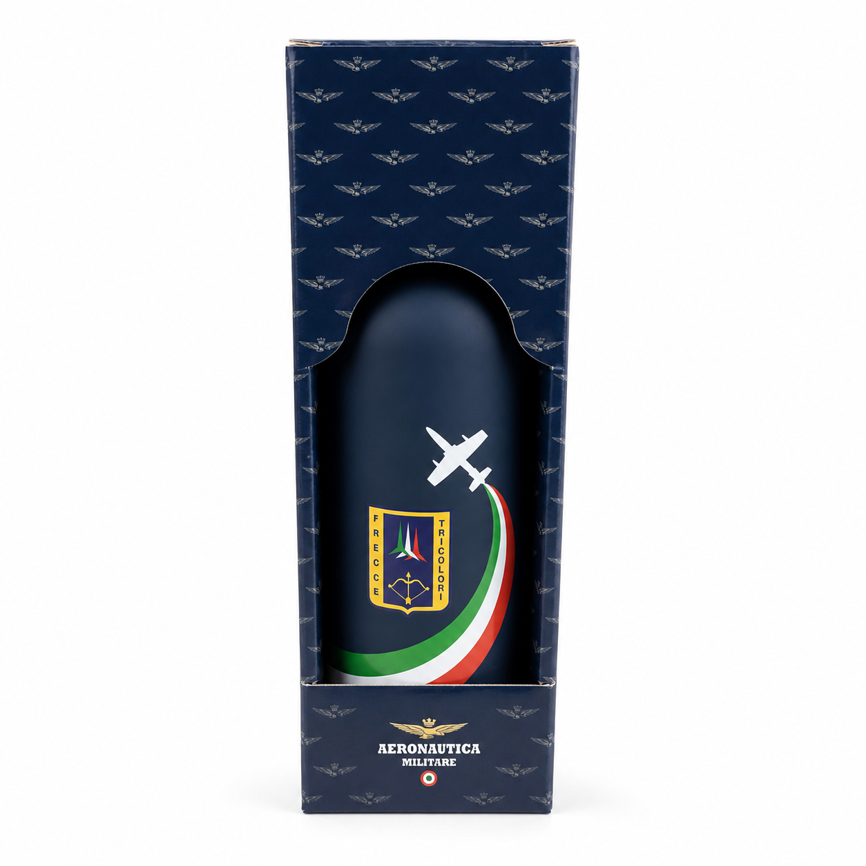 Borraccia Aeronautica Militare AMFT0931BL in acciaio blu