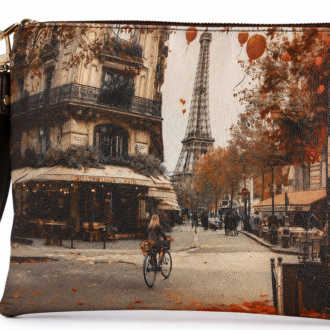 Clutch Yes bag stampa Parigi - Ynot?