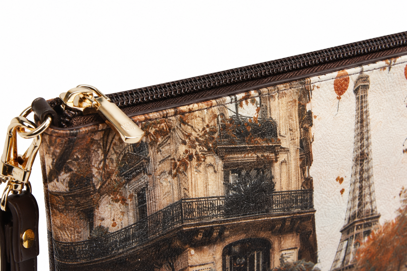 Clutch Yes bag stampa Parigi - Ynot?