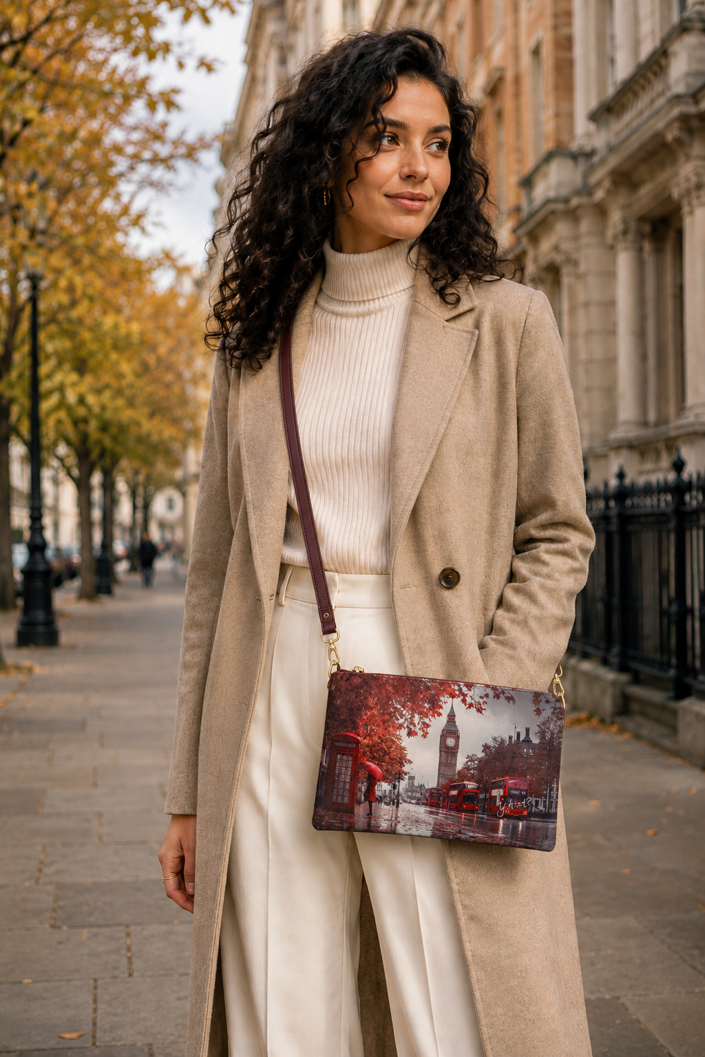 Clutch Yes bag stampa Londra - Ynot?
