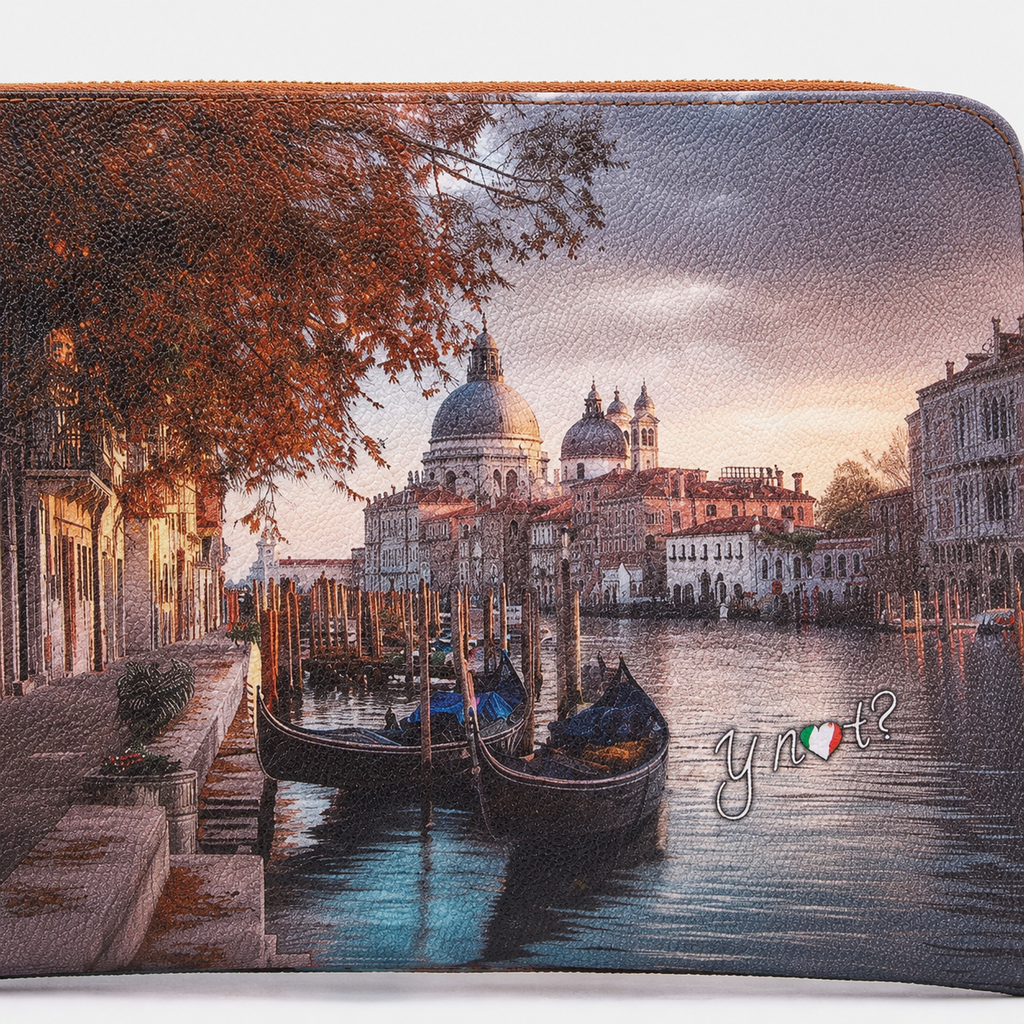 Clutch Yes bag stampa Venezia - Ynot?