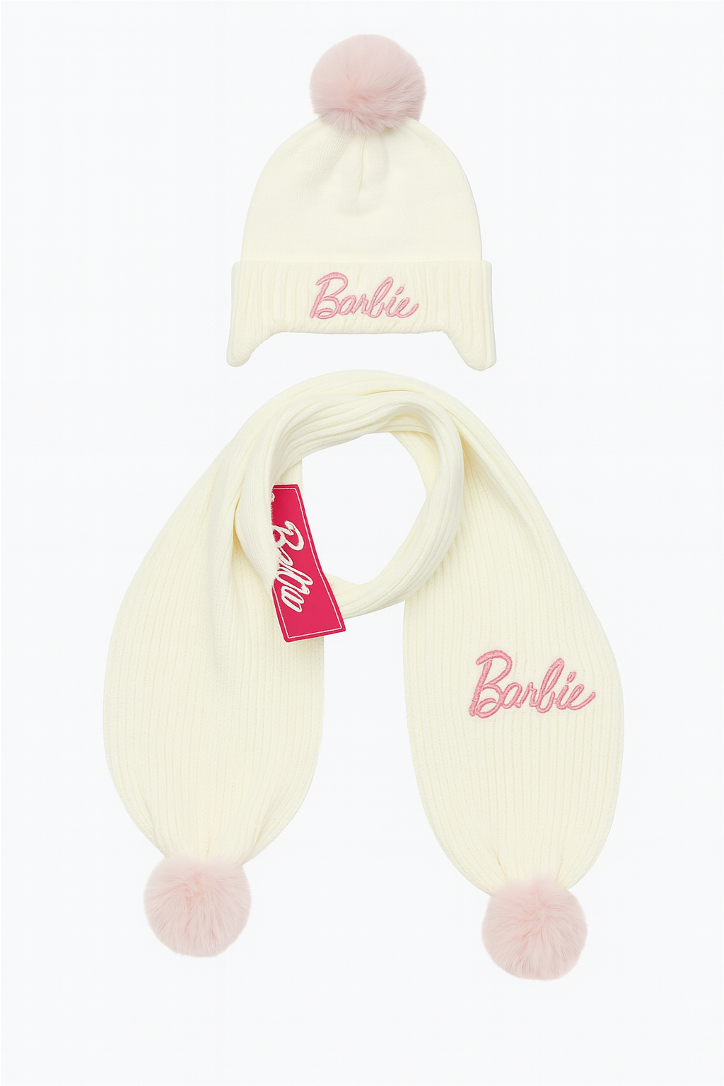 Set Cappello e Sciarpa Pompon - Barbie