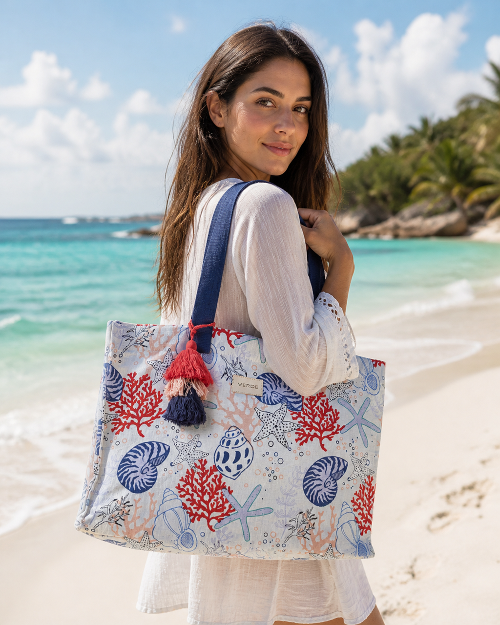 Borsa mare Corallina - Verde Fashion