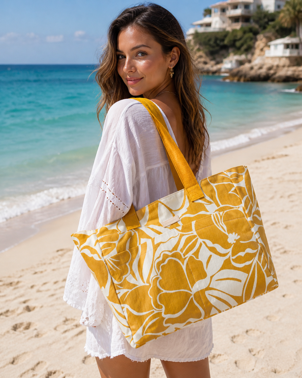 Borsa mare Tropica - Verde Fashion