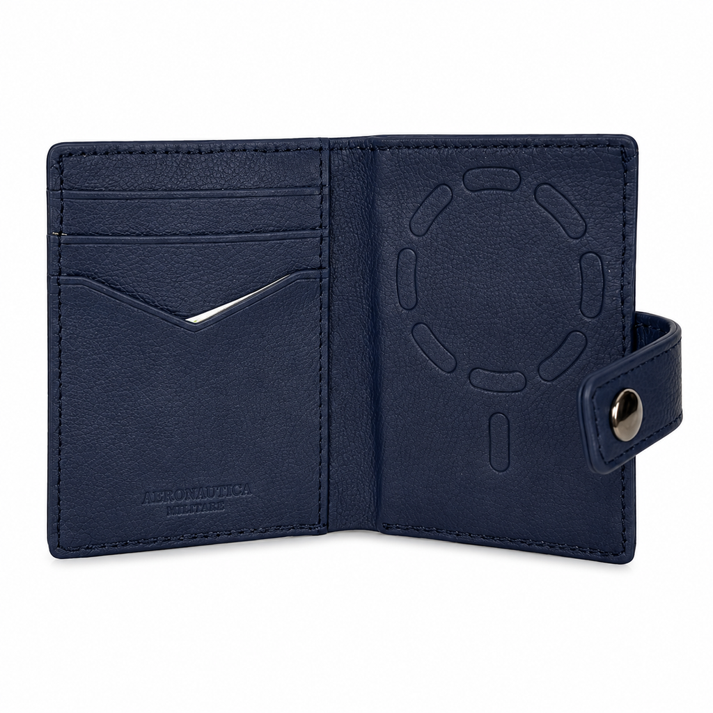 Cover Magnetica Portatessere Aeronautica Militare AM260 Mag Wallet in Vera Pelle