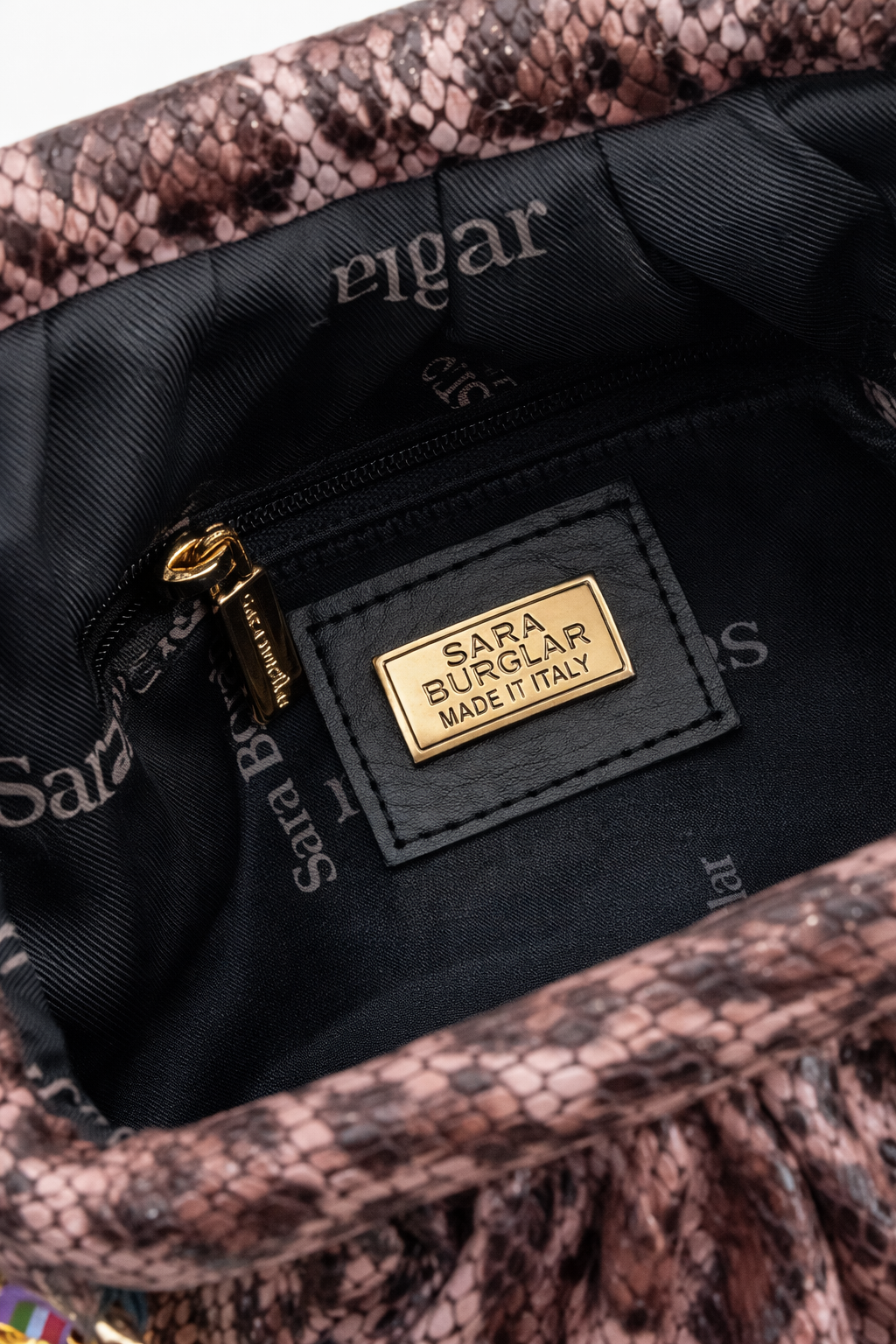 Borsa Leo in Vera Pelle - Sara Burglar