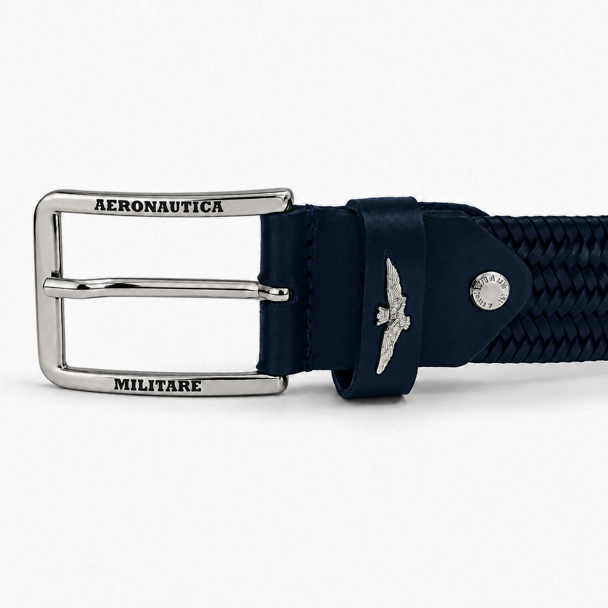 Cintura Uomo Elastica Aeronautica Militare AM416 in Vera Pelle