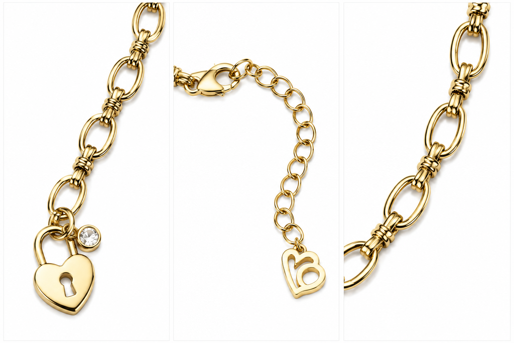 Collana Love in acciaio inox - You B'jou by Barbieri