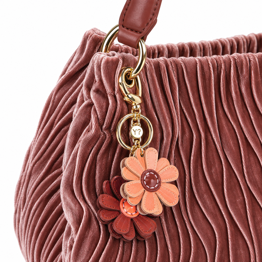 Borsa a mano Ynot taglia S in velluto Paris