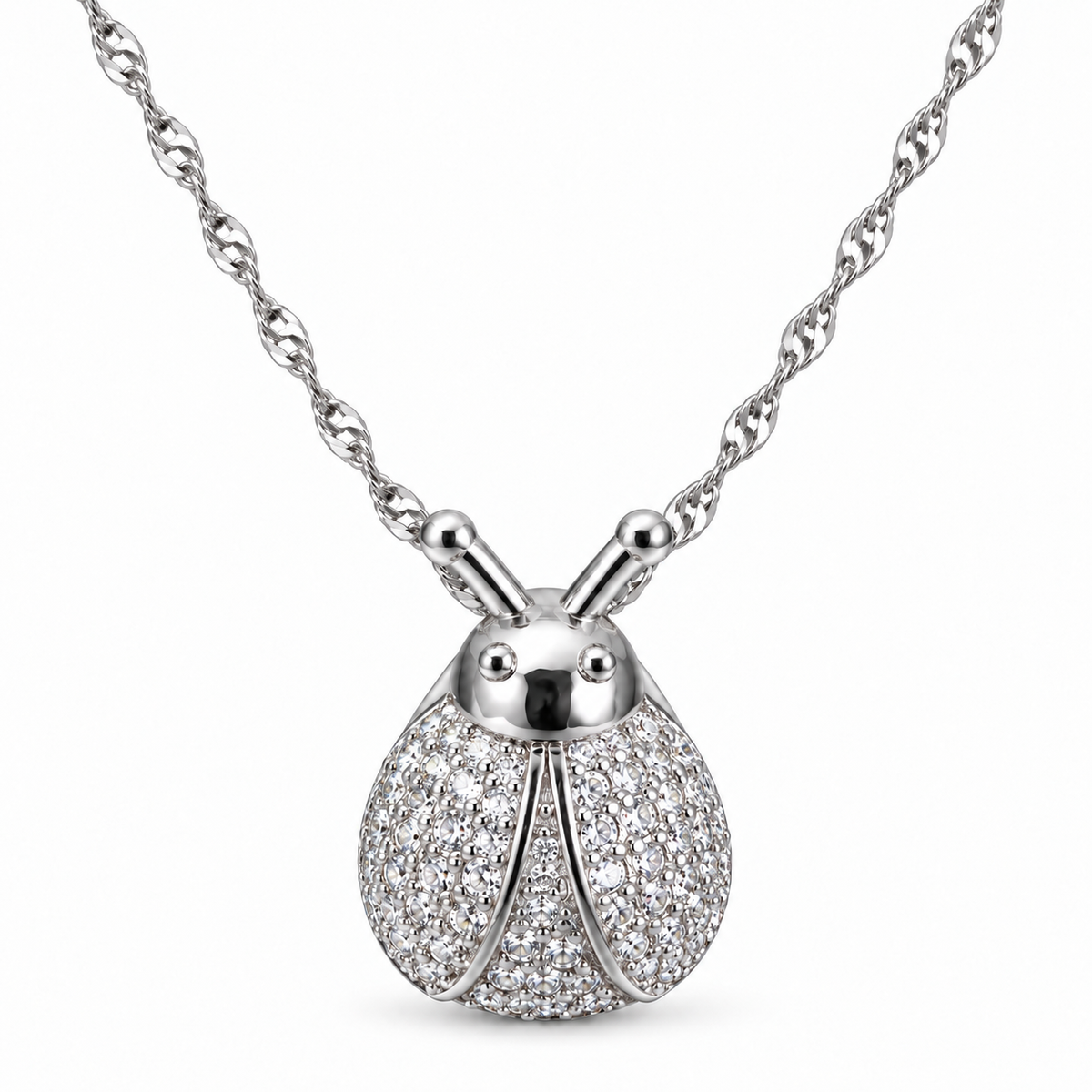 Collana con Ciondolo Coccinella in Argento 925