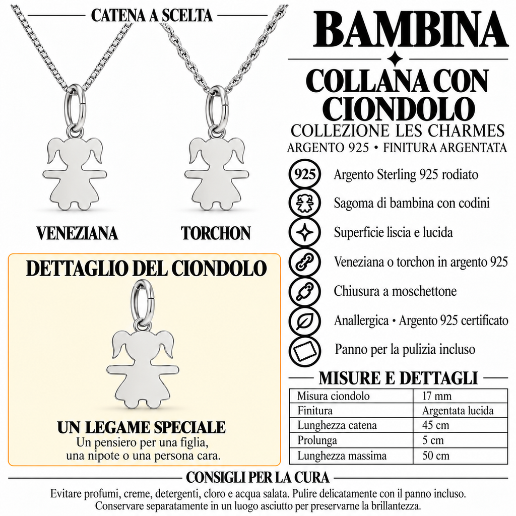 Collana Bambina in Argento 925