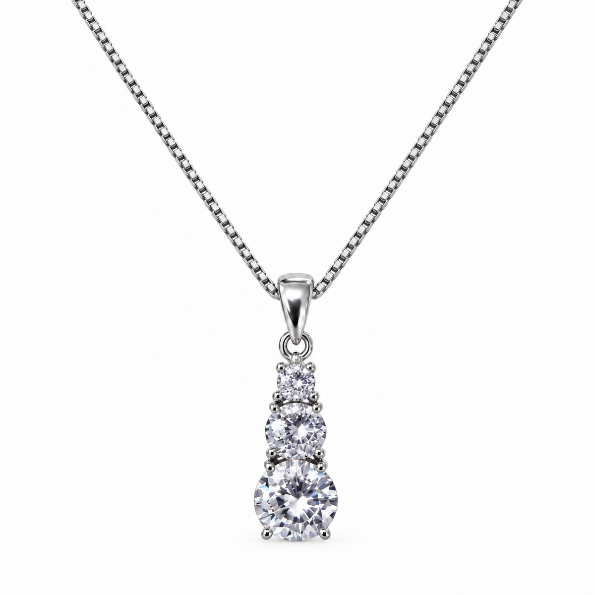 Collana Trilogy Degradè in Argento 925