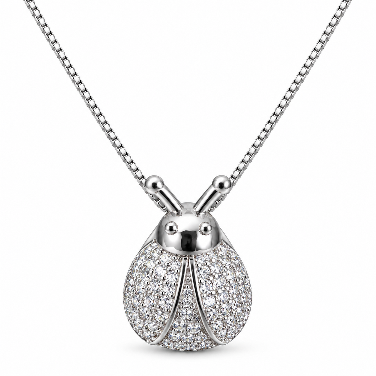 Collana con Ciondolo Coccinella in Argento 925
