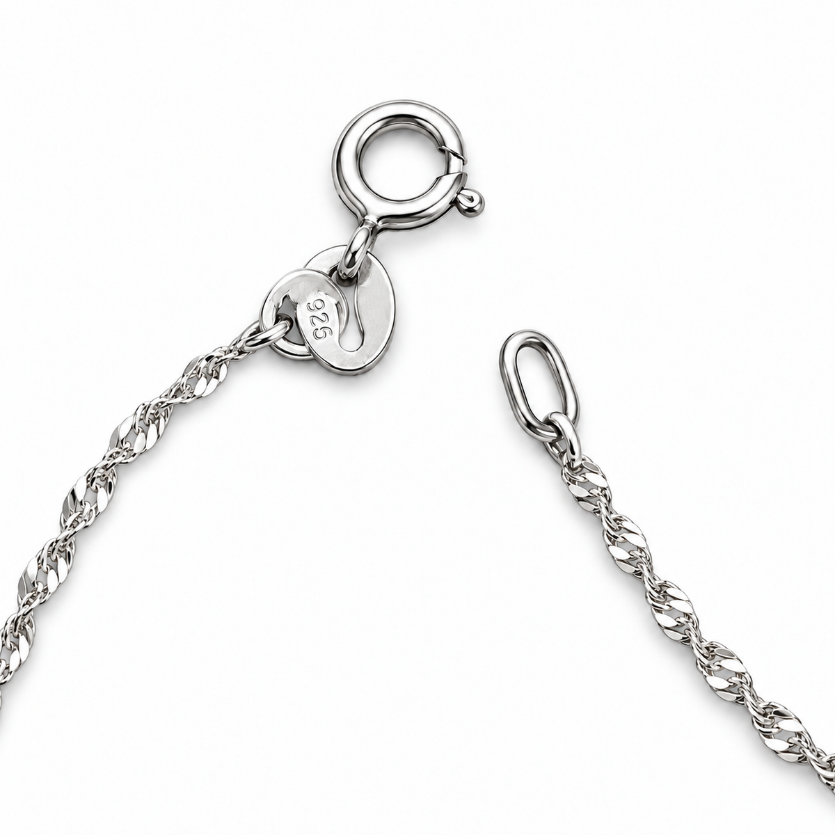 Collana Croce Floreale e pietre in Argento 925