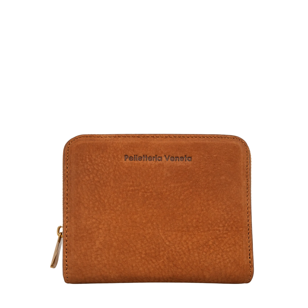 Portafoglio Donna Pelletteria Veneta in Nabuk mini