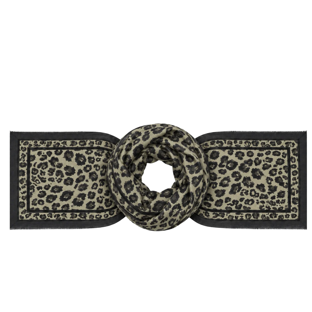 Sciarpa Leopard Chic in Poliestere 90 × 190 cm Lizas