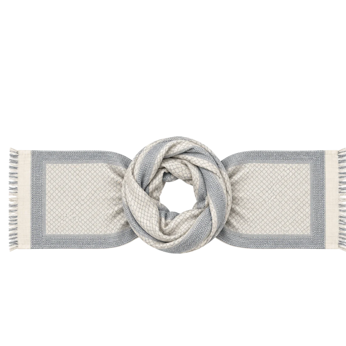 Sciarpa Axel Accessories Micro Geometric in Cotone 104 × 190 cm
