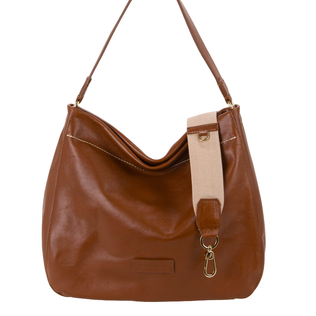 Borsa a spalla Pelletteria Veneta Bronzin in vera pelle