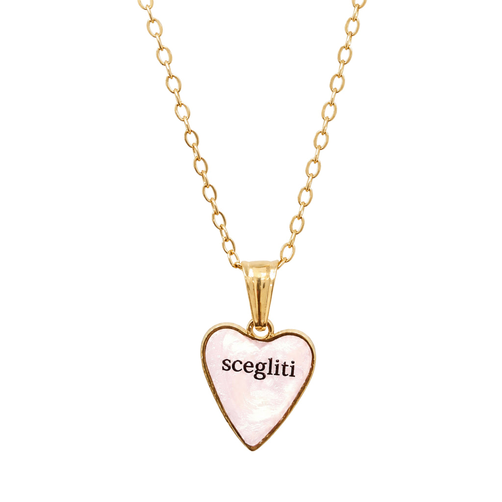 Collana in acciaio inox "Scegliti"