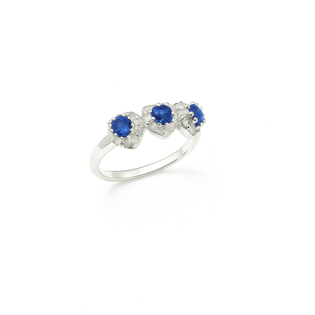 Anello Trilogy Cuori in Argento 925 - Les folies