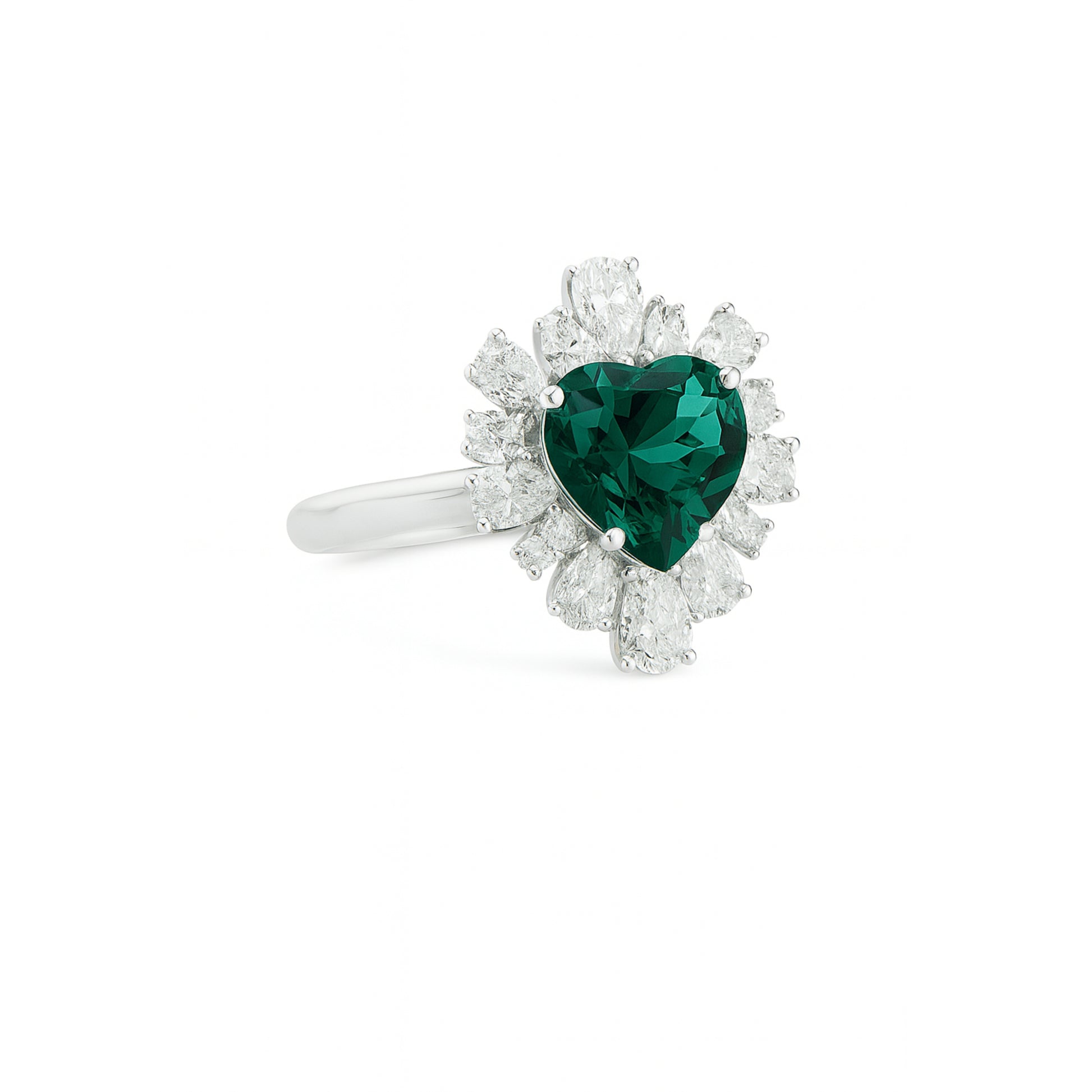 Anello Cuore Sacro in Argento 925 - Les folies