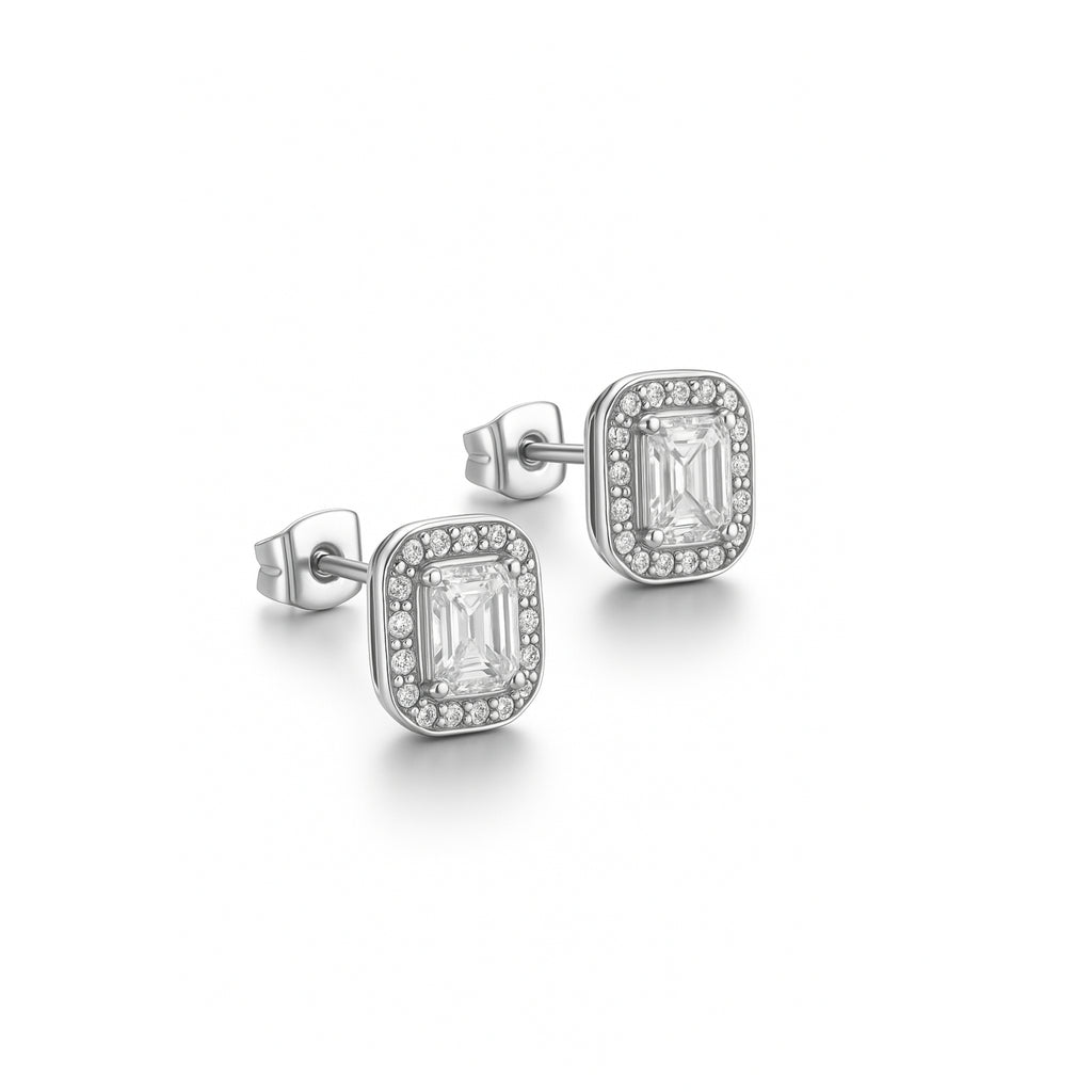 Orecchini Kate Rettangolare Royale - Brand Gioielli