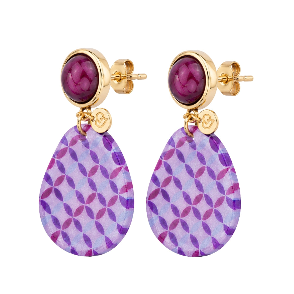 Orecchini Seventy Fucsia - You B'jou by Barbieri