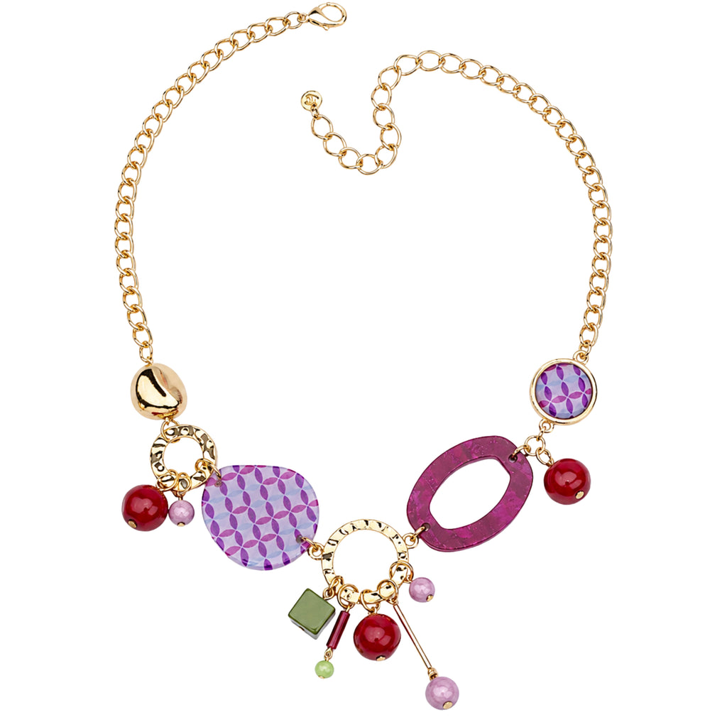 Collana Seventy Fucsia - You B'jou by Barbieri