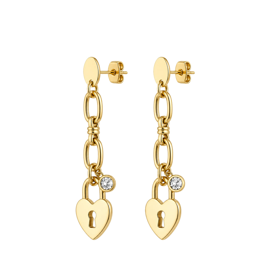 Orecchini Love in acciaio inox - You B'jou by Barbieri