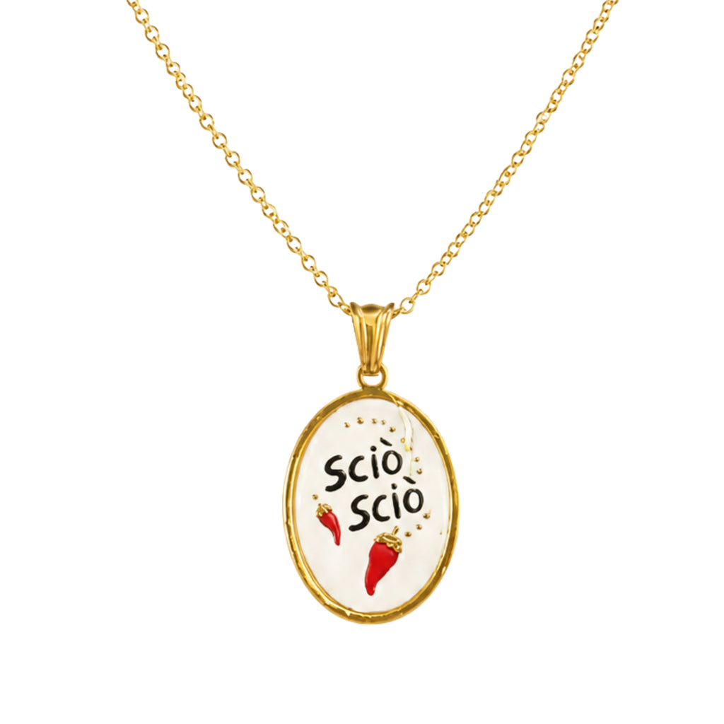 Collana in acciaio inox "Sciò Sciò"