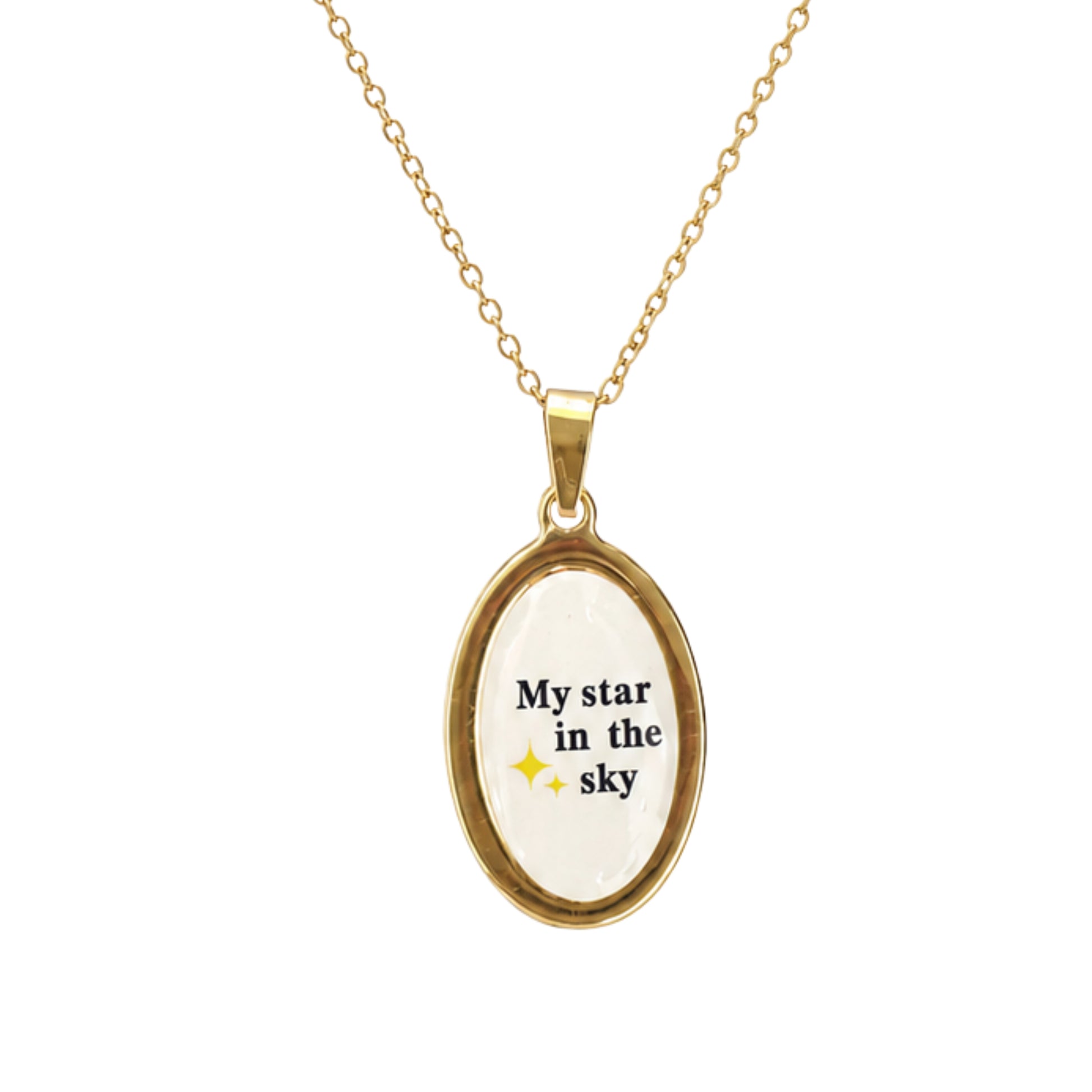 Collana in acciaio inox "My star in the sky"