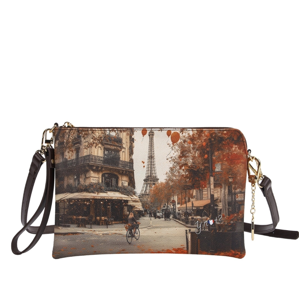 Clutch Yes bag stampa Parigi - Ynot?