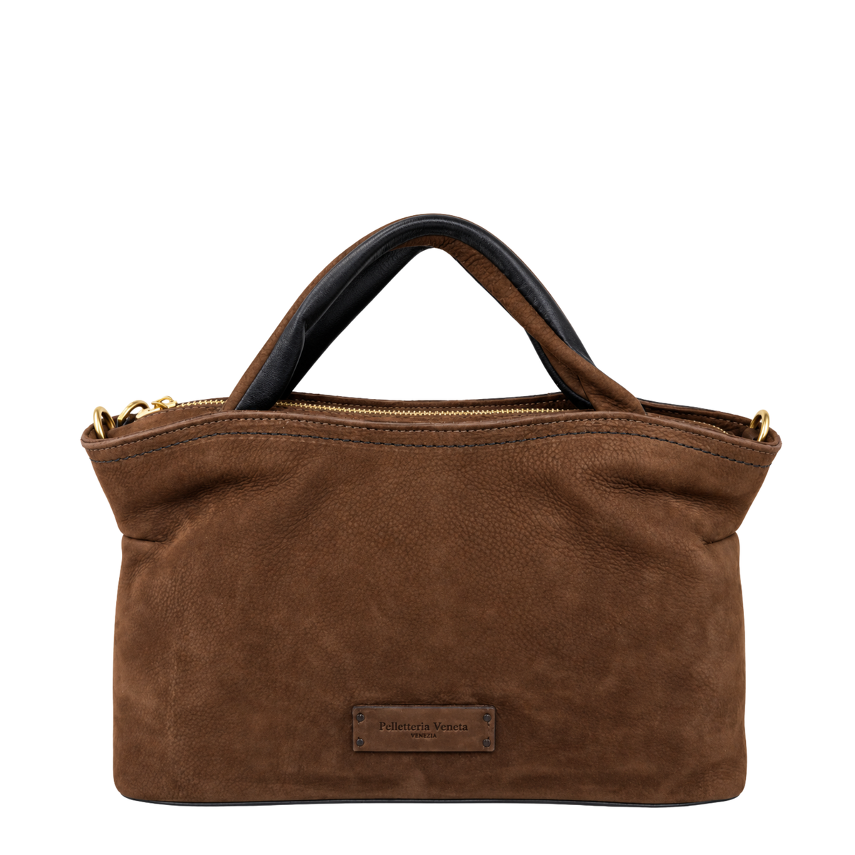 Borsa a mano Taglia M in vera pelle nabuk Squero Pelletteria Veneta