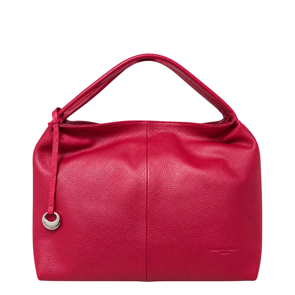 Borsa a spalla in vera pelle martellata Fondamenta Pelletteria Veneta