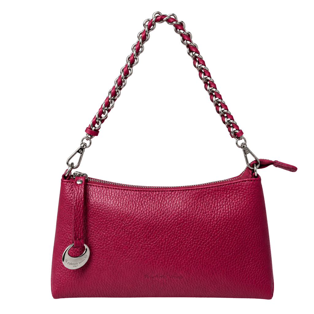 Mini bag in vera pelle martellata Fondamenta Pelletteria Veneta