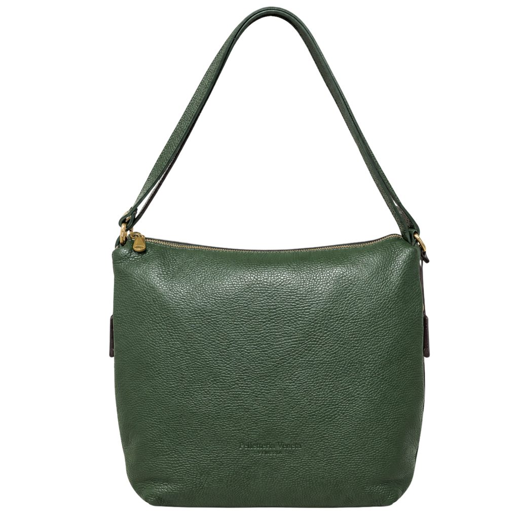 Borsa Zaino in vera pelle martellata Giuffa Pelletteria Veneta