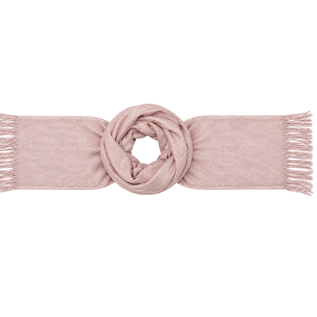 Stola Lurex Traforata con Frange 90 × 190 cm