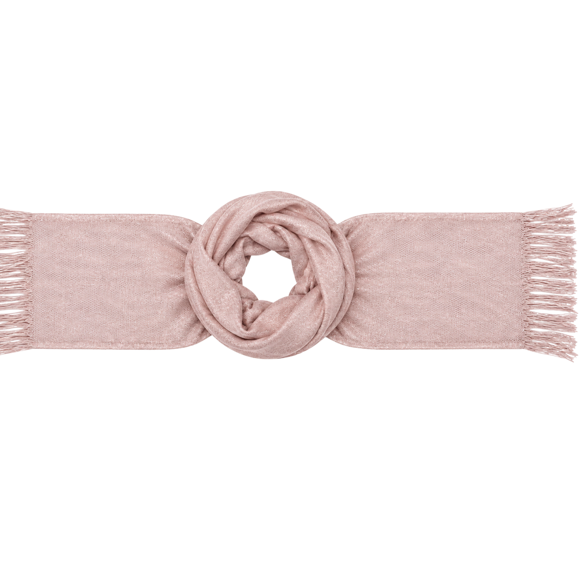 Stola Lurex Traforata con Frange 90 × 190 cm